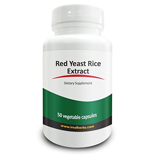 Real Herbs Red Yeast Rice 1500mg - Highest Dosage Per Serving on Amazon - Supports Cardiovascular and Immune Health - 50 Vegetarian Capsules Real Herbs Red Yeast Rice 1500mg - Highest Dosage Per Serving on Amazon - Supports Cardiovascular and Immune Health - 50 Vegetarian Capsules