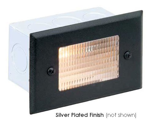 Corona Lighting CL-350-SI 18W Low Voltage Rectangular Recessed Step Light, Silver Plated - 5