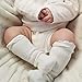 CozyWay Baby Knee High Socks For Baby Girls Infant 6-12 Months Multi Color - 5 Pack