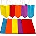 Aisamco 30 Pieces Paper Party Bags Gift Bag Kraft Bag with Handle in Multicolour for Birthday Tea Party Christmas Wedding and Party Celebrations