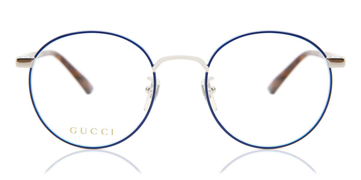 Gucci GG0297OK Eyeglasses 004 Blue/Havana 52 mm