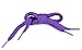 OrthoStep Flat Athletic Purple 54 inch Shoelaces 2 Pair Pack