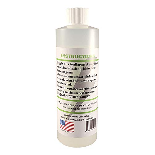 UniSport R1X Premium Bicycle Chain Oil, Chain Cleaner, Bicycle Chain Lubricant with Formulated Rust Protection and Prevention