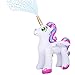 JOYIN 48” Inflatable Unicorn Yard Sprinkler, Inflatable Water Toy for Summer Outdoor Fun, Lawn Sprinkler Toy for Kids