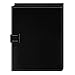 Pioneer Photo Albums 24 Pocket Sewn Leatherette Frame Cover Album with Strap Closure for 4 by 6-Inch Prints, Black