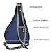 WATERFLY Packable Shoulder Backpack Sling Chest Crossbody Bag Cover Pack Rucksack for Bicycle Sport Hiking Travel Camping Bookbag Men Women (Dark Blue)