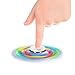 Windy City Novelties 2nd Gen Push Activated 3 Flashing Modes LED Glow Premium Fidget Focus Spinner Toy for Stress Relief, ADHD, Anxiety & Rave/EDM (Black)