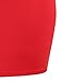 NE PEOPLE Women's Mini Skirt – Stretch Knit Bodycon Slim Fit Pencil Solid Skirts Made in USA NEWSK09 Red S