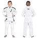 Elite Sports IBJJF Ultra Light BJJ Brazilian Jiu Jitsu Gi for Kids with Preshrunk Fabric and Free Belt