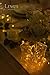 Ling's moment 3 Sets 6ft LED Fairy Starry String Lights Battery Powered Mini Led Lights Warm White for Waterproof Decorative Lights Kids Teepee Decorations Christmas Lights