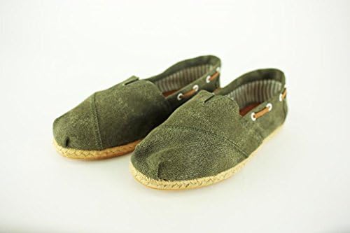 Ladies Canvas Slip-On Loafer - Farasion 8.5 B(M) US GREEN