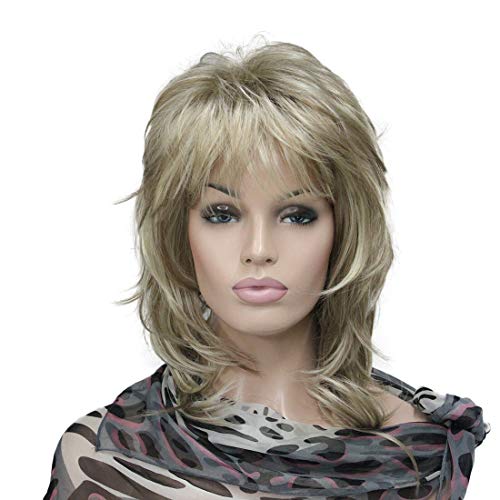 Lydell Long Soft Shaggy Layered Blonde Highlights Wig Classic Cap Full Synthetic Wigs (H16/613) — image 1