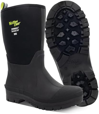 Reed Trail Boots Size 7 Neoprene Upper Rain Waterproof Reed Trail Boots Youth Size 12 Neoprene Upper Rain  main image 4