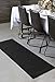 Ritz Accent Rug, 20-Inch by 60-Inch, Black