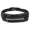 Heuptas heuptas riem geld voor hardlopen, joggen, fietsen, telefoon, sport, hardlopen, waterdichte heuptas – Pure Black