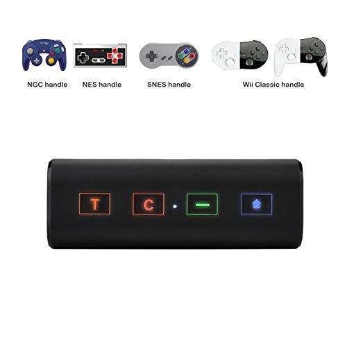 BestOff Adapter for Switch, Wireless Adapter for Nintendo Switch & PC Windows, Converter for Wired Gamecube NES/Wii Controller