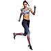 SEEU Womens Workout Pants Purple/Black L