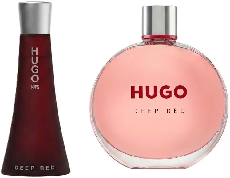 HUGO Deep Red EdP for Her 75ml New Packaging Ambery Clementine Freesia