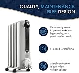 De'Longhi Radia S 2000W Oil Filled Radiator Grey TRRS0920E.G up to 60m3 view 4