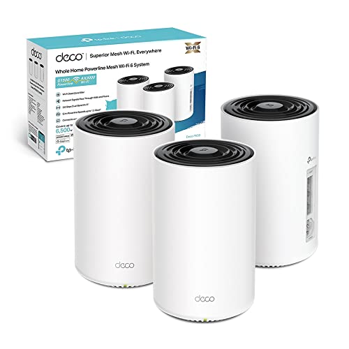 TP-Link Deco PX50 Sistema Mesh Wi-Fi 6 AX3000Mbps + Powerline G1500, 3pz