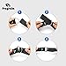 Fragraim Yoga Straps (8ft, 2 Pack) – Durable Cotton Exercise Strap with Adjustable D-Ring Buckle for Stretching, Gym Workouts – Improve Flexibility, Balance and Physical Therapy (Black)thumb 3