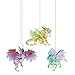 Gallerie II Winged Dragon Christmas Xmas Ornament Assortment of 3 A/3 Multi
