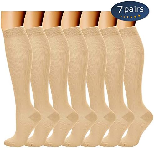 Compression Socks,15-20 mmHg Best Athletic and Medical Socks for Men & Women