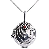 1pcs Silver Plated The Vampire Diaries Verbena Necklace Chain Can Open Silver