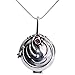 1pcs Silver Plated The Vampire Diaries Verbena Necklace Chain Can Open Silver