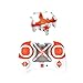 Mini Drone Remote Control Drone RC Drone SKYKING S-007 Mini Drone Quadcopter with 2.4Ghz 6 Axis Gyroscope 3D Flips and Headless Mode Extra Propellers for Kids