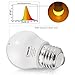 LOHAS Yellow Bug Light Bulbs, 3W LED Mini G14 LED Globe Bulbs, 25W Equivalent, E26 Medium Base, Non-Dimmable Night Light Bedrooms LED Lights for Home Lighting Fixtures, 6 Pack