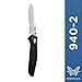 Benchmade - 940-2 Knife, Reverse Tanto Blade, Serrated Edge, Satin Finish, G10 Handle