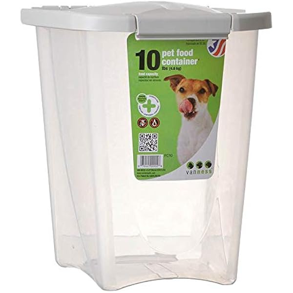 van ness dog food storage container