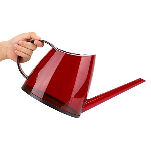 Jeffergarden Fashionable Uncovered Garden Sprayer with Long-Spout Candy-Colored Watering Can 1.2L(Red)