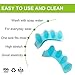 Gel Toe Separators,Toe Stretchers Toe Spacers for Cushioning and Relieve Bunion Pain Rubber Toe Straightener Achilles Stretcher for Men and Women (2 Pairs)