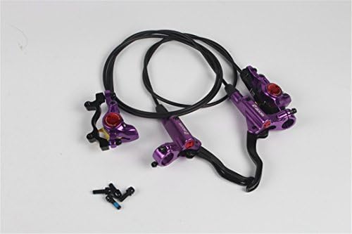 ZHIDONGQI Taiwan ZOOM HB-875 Bicycle Brake Mtb Hydraulic Brake Kit 750/1350 Mm Bicycle Disc Brake Bike Parts purple
