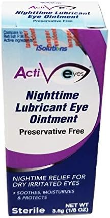 Activeyes Nighttime Lubricant Eye Ointment, 3.5g, Compare to Refresh PM