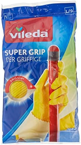 Vileda Rubber Gloves Super Grip Medium 2 Pcs - £2.75 - View #4