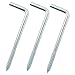 Shells 30PCS Silver Color Carbon Steel Metal Right-Angle Hooks 7 Shape Screw Hooks Self-Tapping Screws Hooks L Shape Hooks 70X22mm