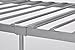 GreenForest Metal Bed Frame Twin(Single) Size, Two Headboards 6 Legs Mattress Foundation Silver Platform Bed Frame Box Spring Replacement for Boys Kids Adult Bedroom, Silver