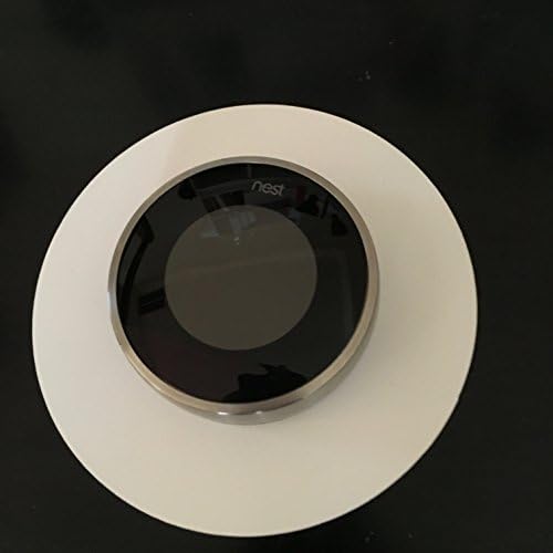 Nest Thermostat wall plate - White with self adhering back