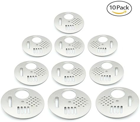 OTRMAX Stainless Steel Beehive Nuc Box Entrance Gate, Bees Nest Door, Entrance Disc Beekeeping Tool (10)