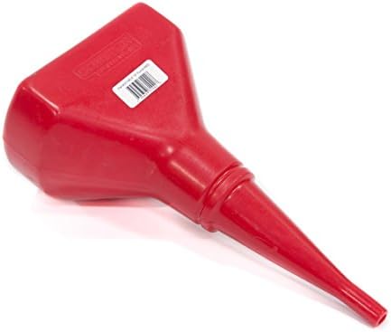 Scribner Plastics 6114R Red 8" D Funnel