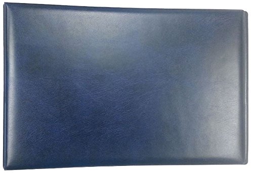 7-Ring 3-on-a-Page Business CheckBook Binder, Blue Made In The USA