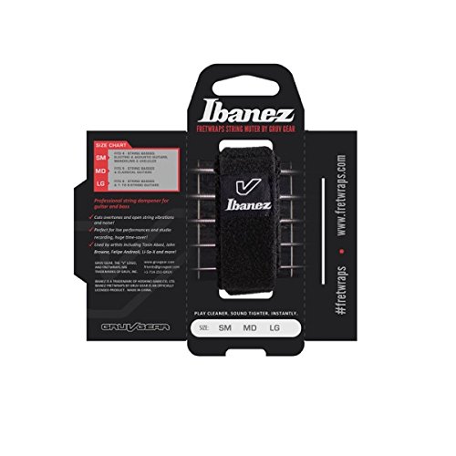 Gruv Gear Ibanez FretWraps String Muter 1-Pack (Black, Small) (FW-IBZ-1PK-BLK-SM)