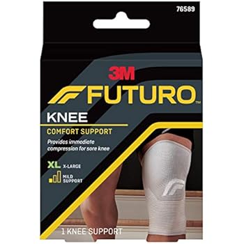 Futuro Comfort Lift Knee Support, Mild Support, X-Large, Gray