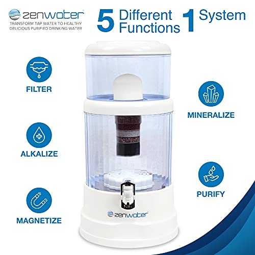 Zen Water Systems Countertop Filtration and Purification System, 6