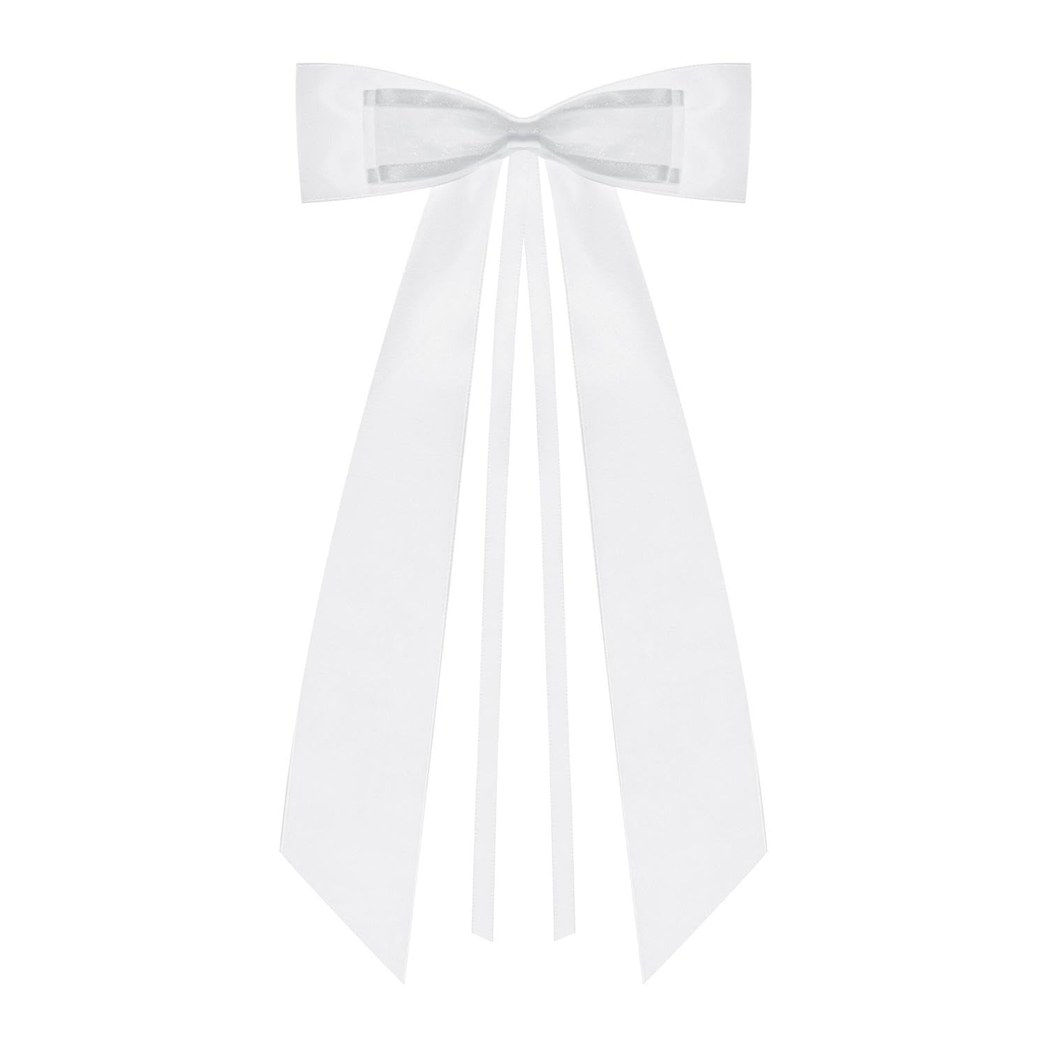 Wedding Bows for Car, Chairs White (4 Piece)