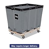 Royal Basket Trucks R12GGPMA3UN 12 Bushel Permanent Liner Truck, 26 x 36 x 34, 600 lbs. Capacity, Gray