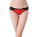 KUKOME Womens Lace Soft Panties Brief Underwear (Larger, Mixed Color Sets 2-5pack)